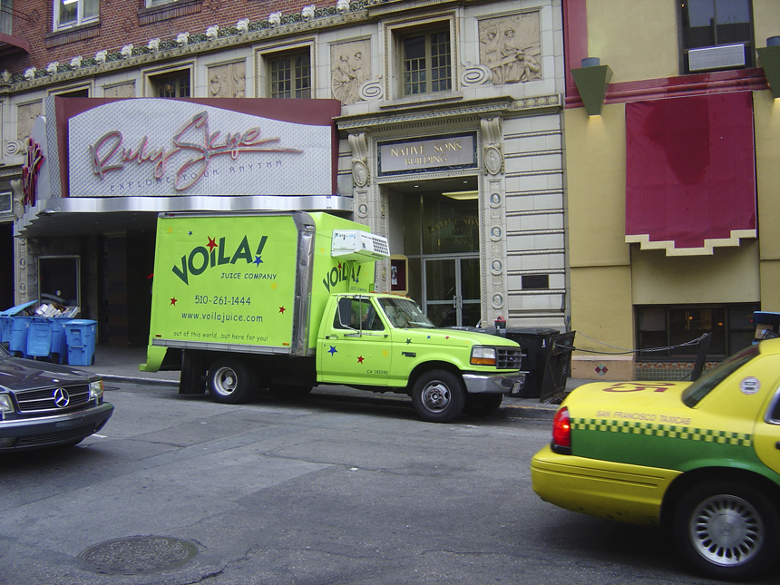 Voila Juice Company Ford F350
